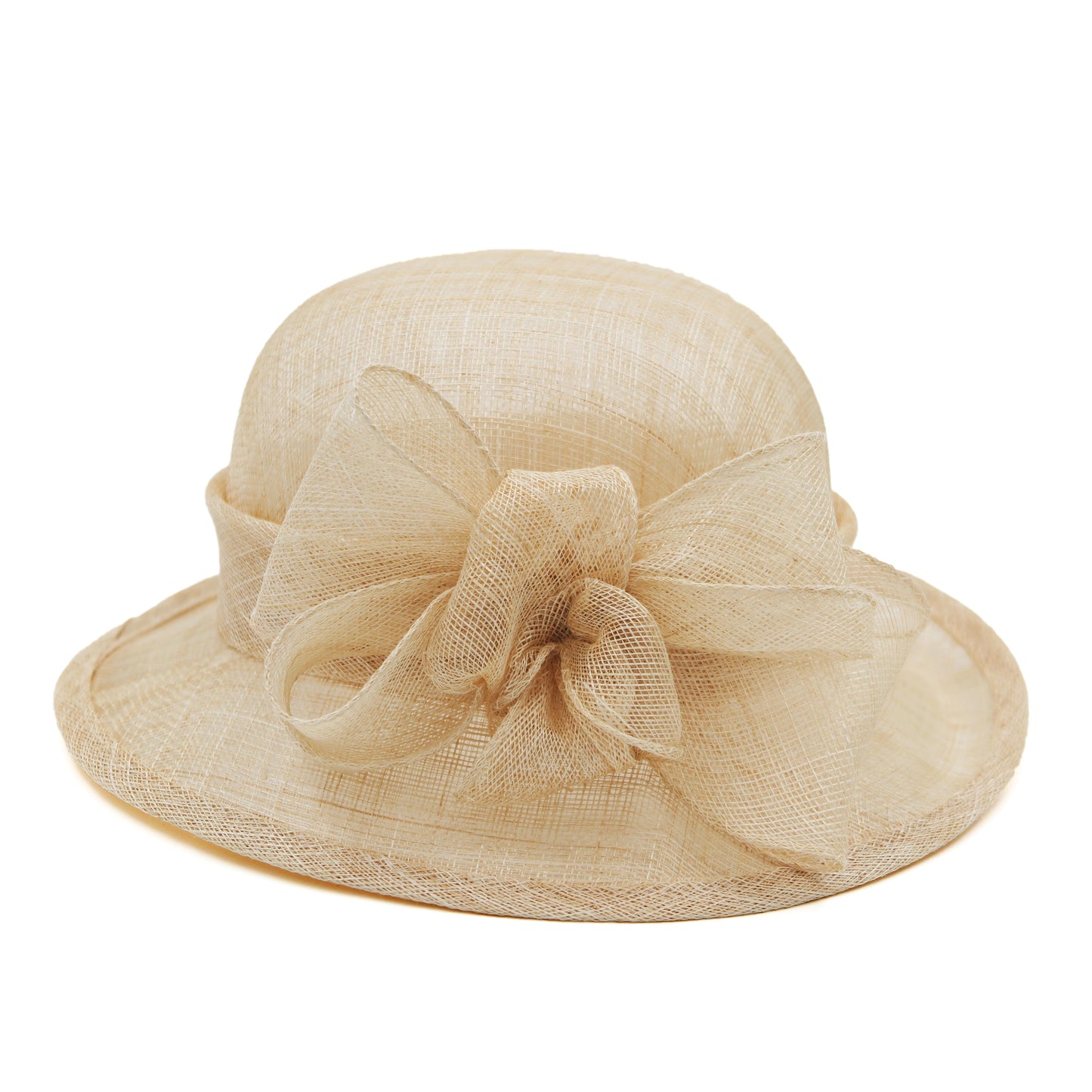 Cappello da Cerimonia in Sisal nello stile degli anni '40