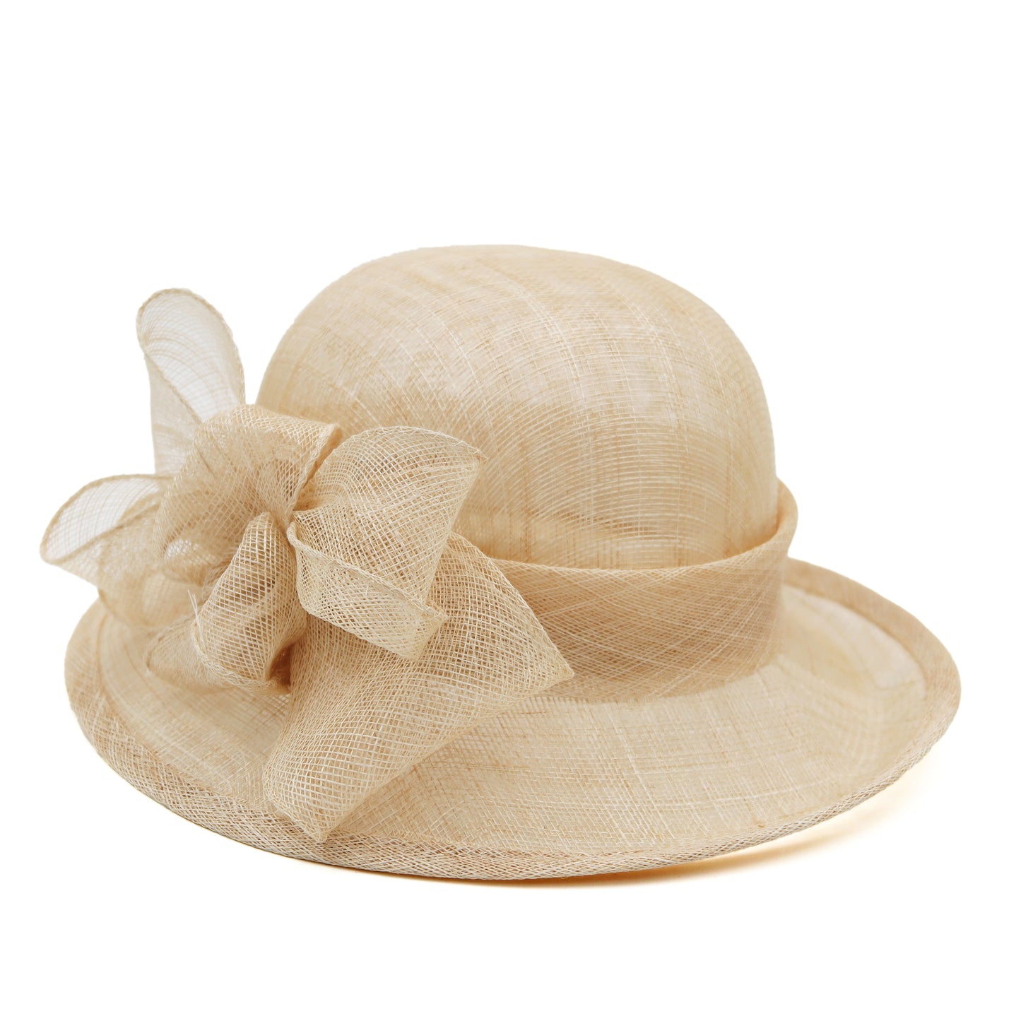 Cappello da Cerimonia in Sisal nello stile degli anni '40